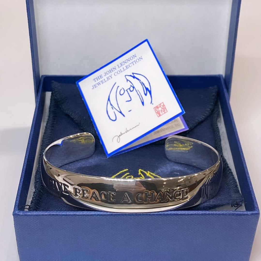 925 "Give Peace A Chance" Cuff The John Lennon Collection