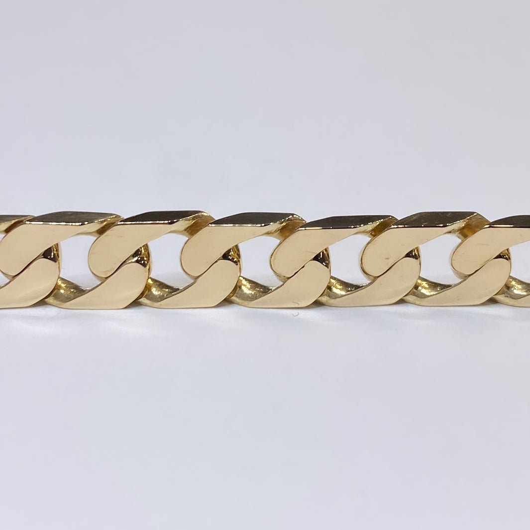 14k Curb Link Bracelet 8.7 MM