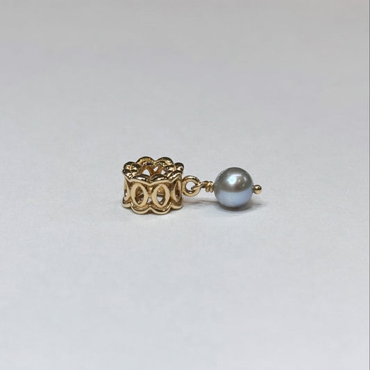 Pandora 14k Pearl Dangle Charm