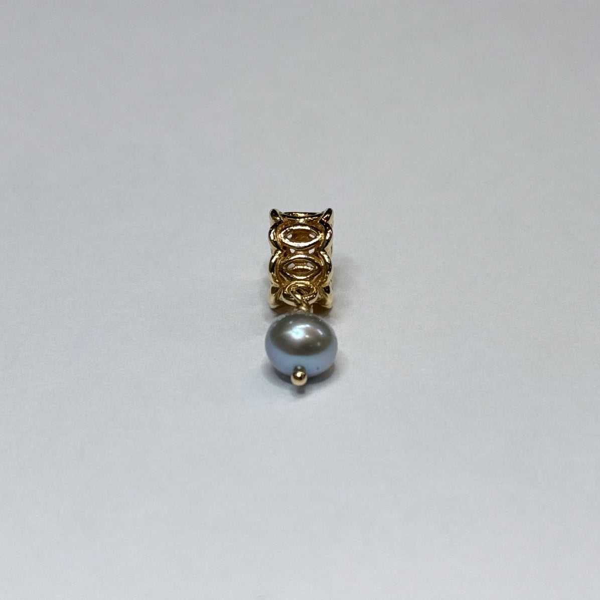 Pandora 14k Pearl Dangle Charm