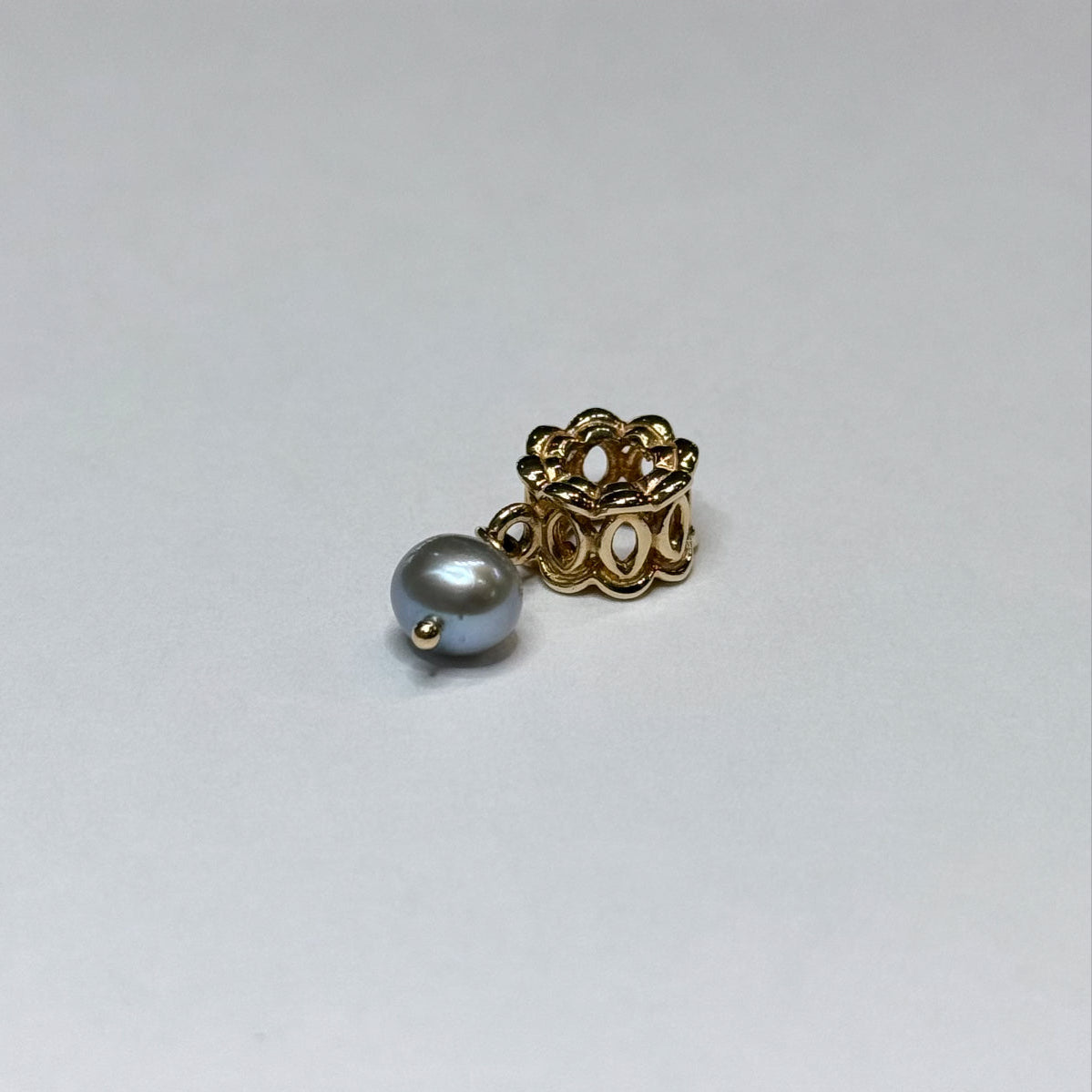 Pandora 14k Pearl Dangle Charm