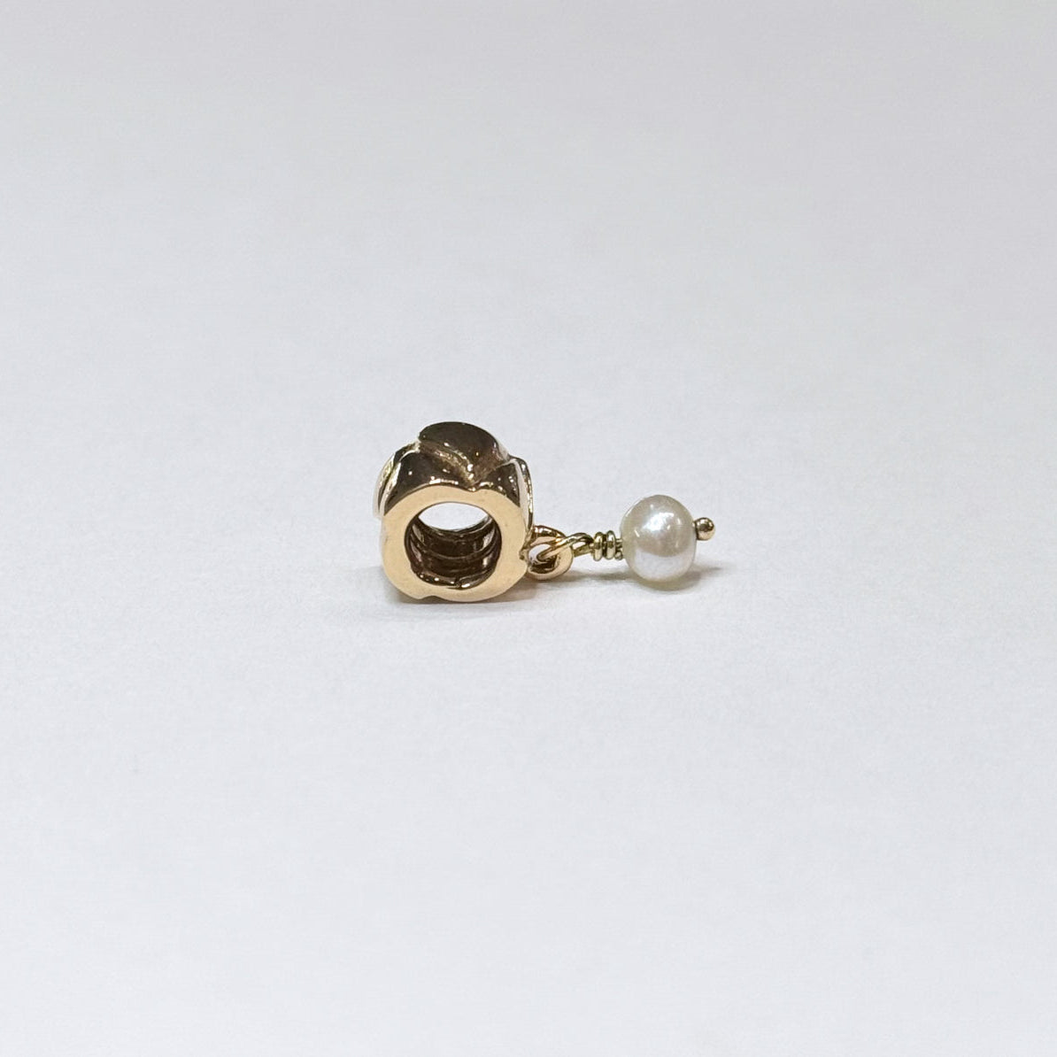 Pandora 14k Pearl Dangle Charm