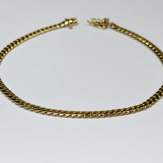 14k Solid Curb Link Chain