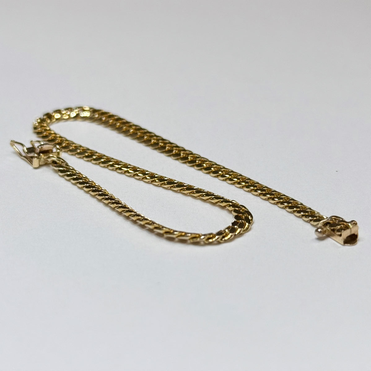 14k Solid Curb Link Chain