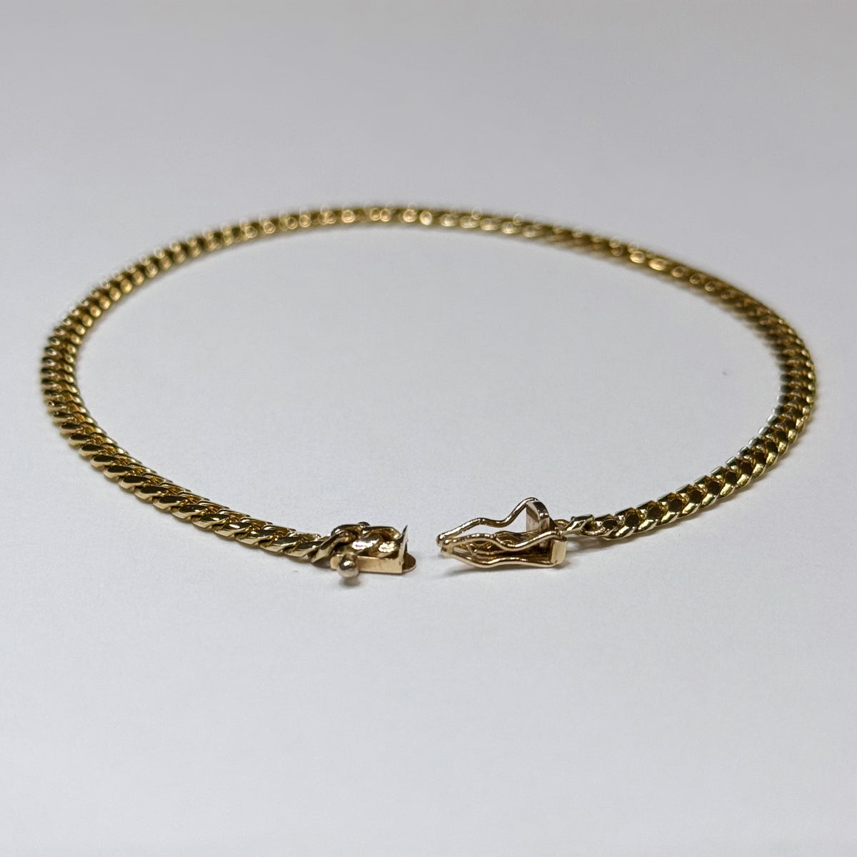 14k Solid Curb Link Chain