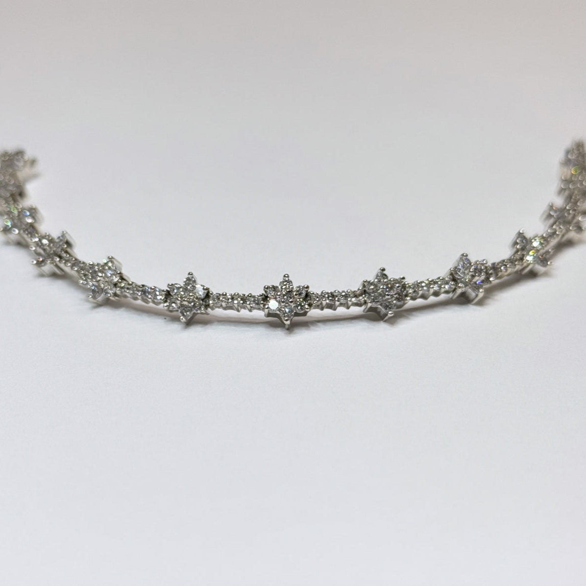 14k 3 1/2ctw Diamond Star Bracelet