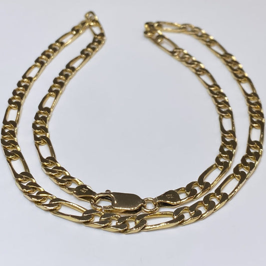 14k Figaro Link Chain 4.5MM