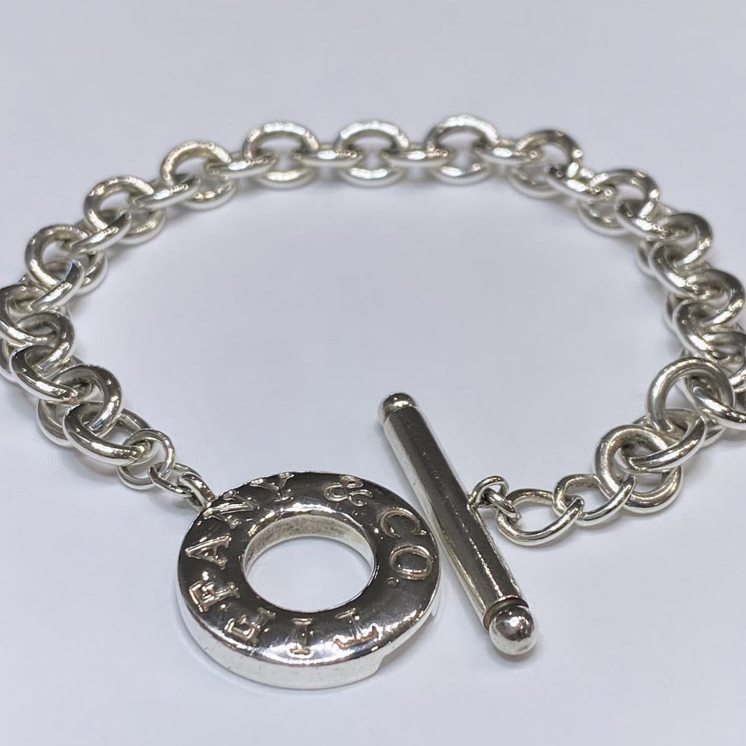 T & Co. 925 Toggle Bracelet 7.25"