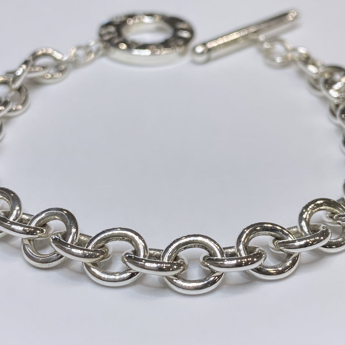 T & Co. 925 Toggle Bracelet 7.25"