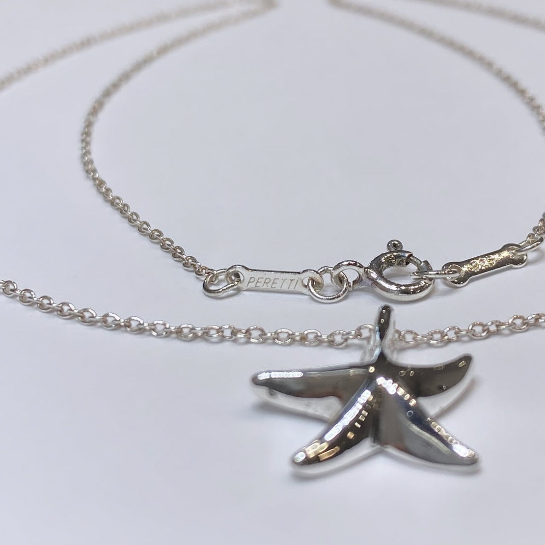 T & Co. 925 Starfish Necklace 18"