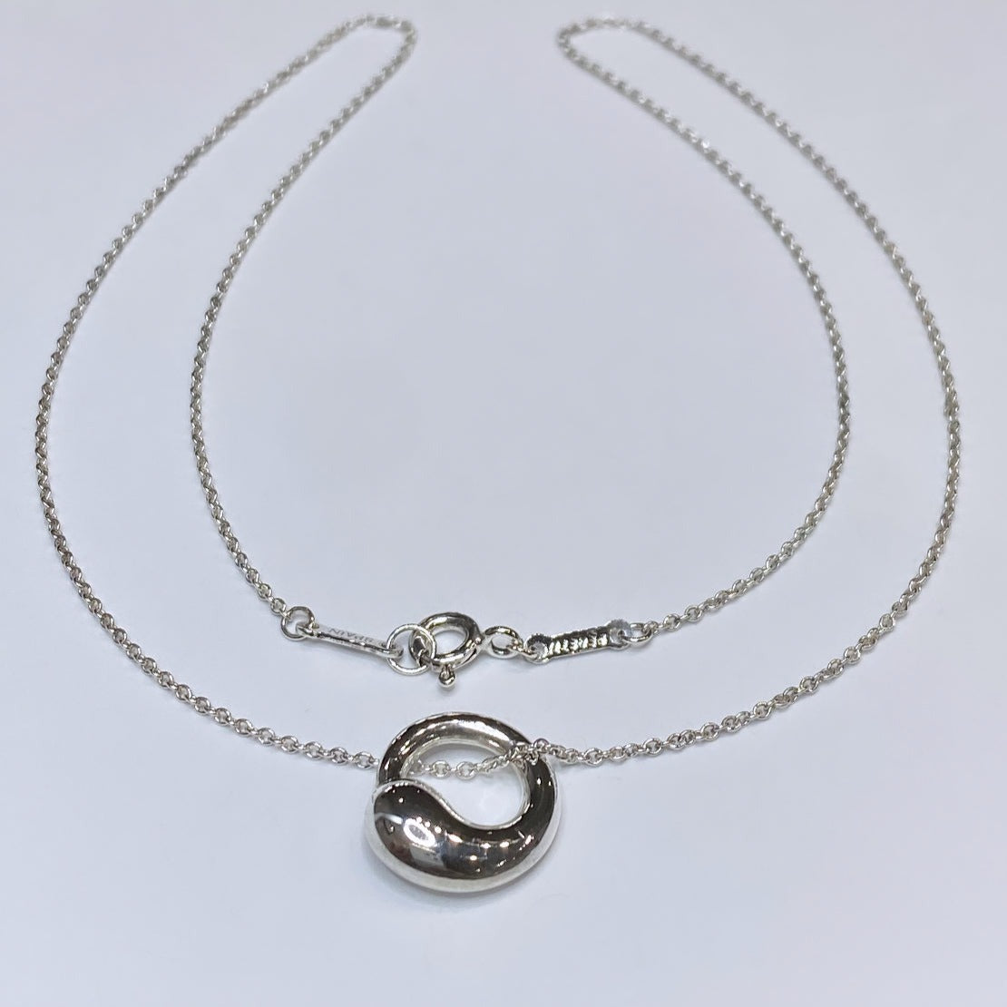 T & Co. 925 Elsa Peretti Small Circle Necklace