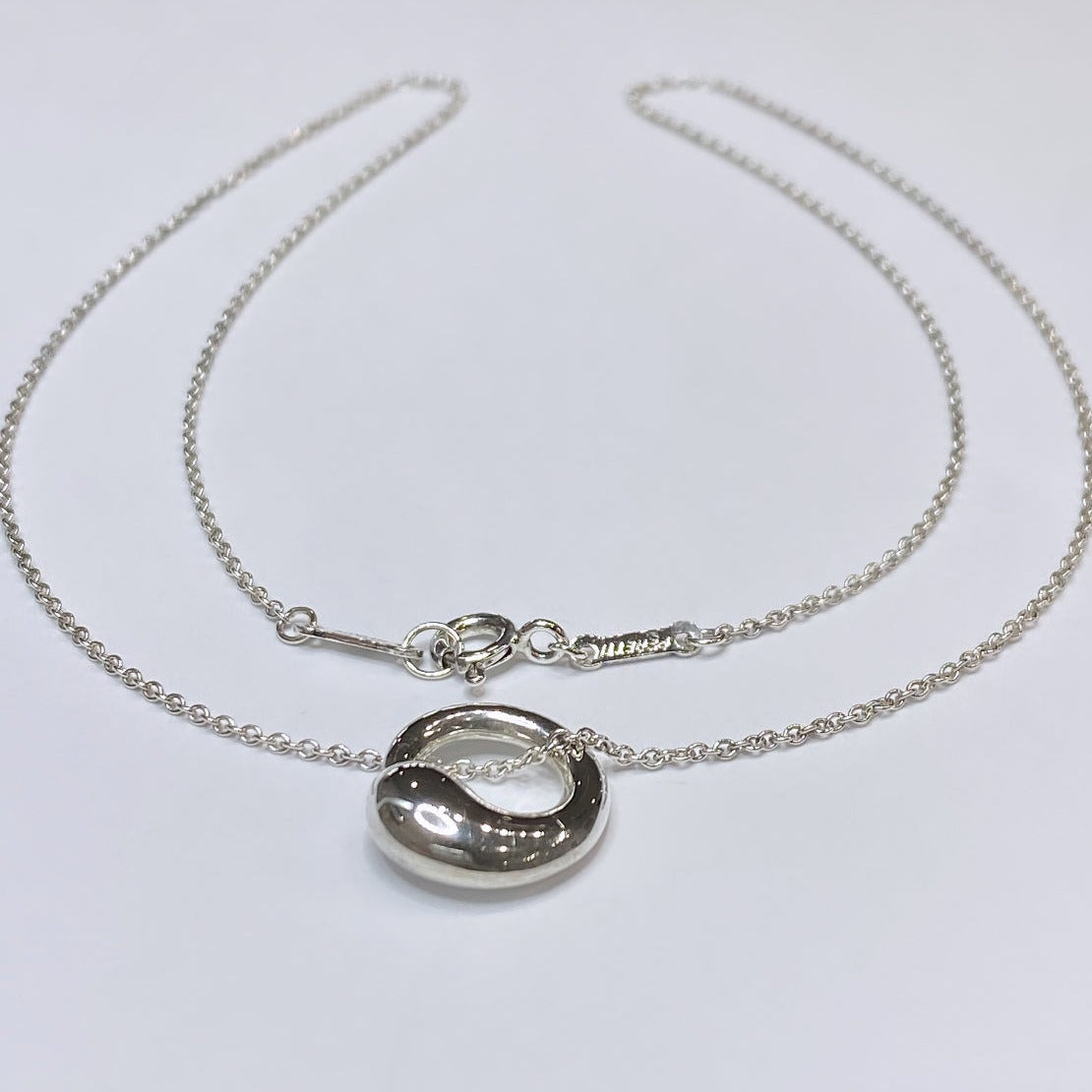 T & Co. 925 Elsa Peretti Small Circle Necklace