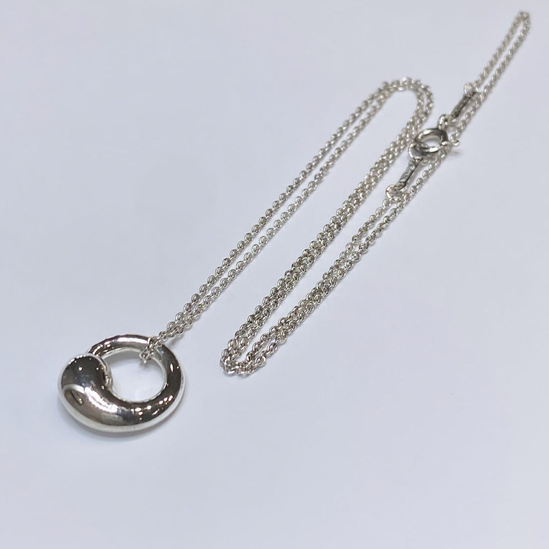 T & Co. 925 Elsa Peretti Small Circle Necklace