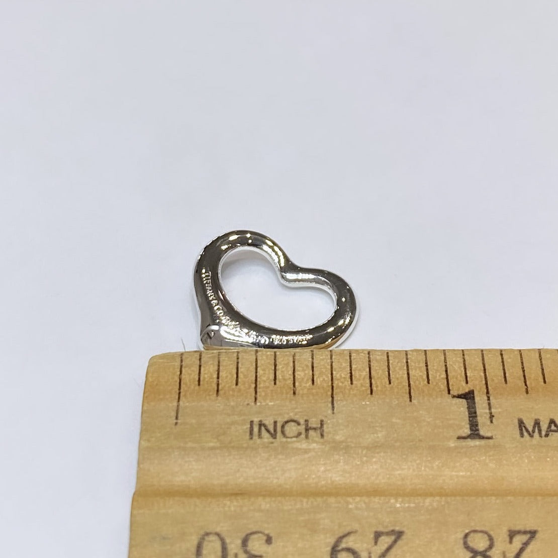 T & Co. 925 Elsa Peretti Open Heart Charm