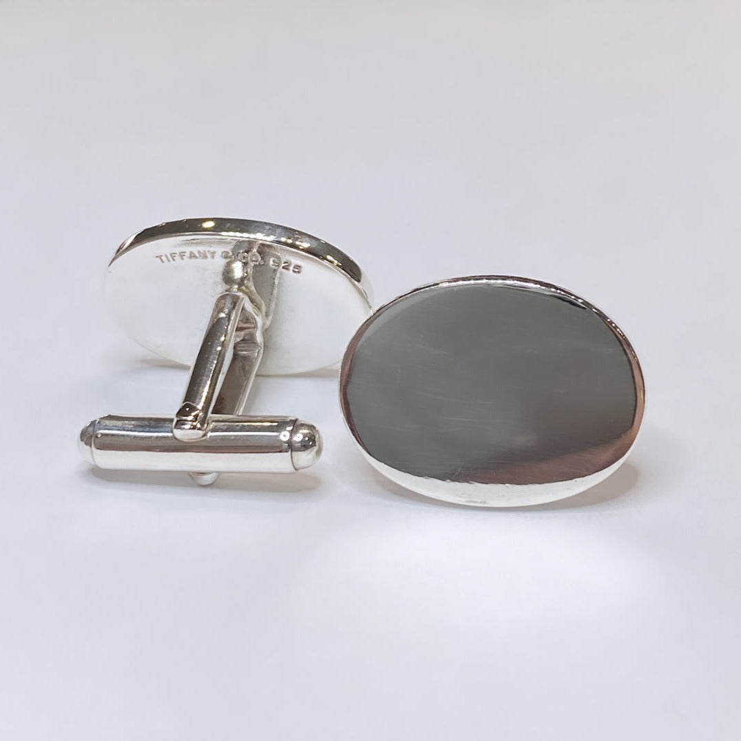 T & Co. 925 Polished Cufflinks