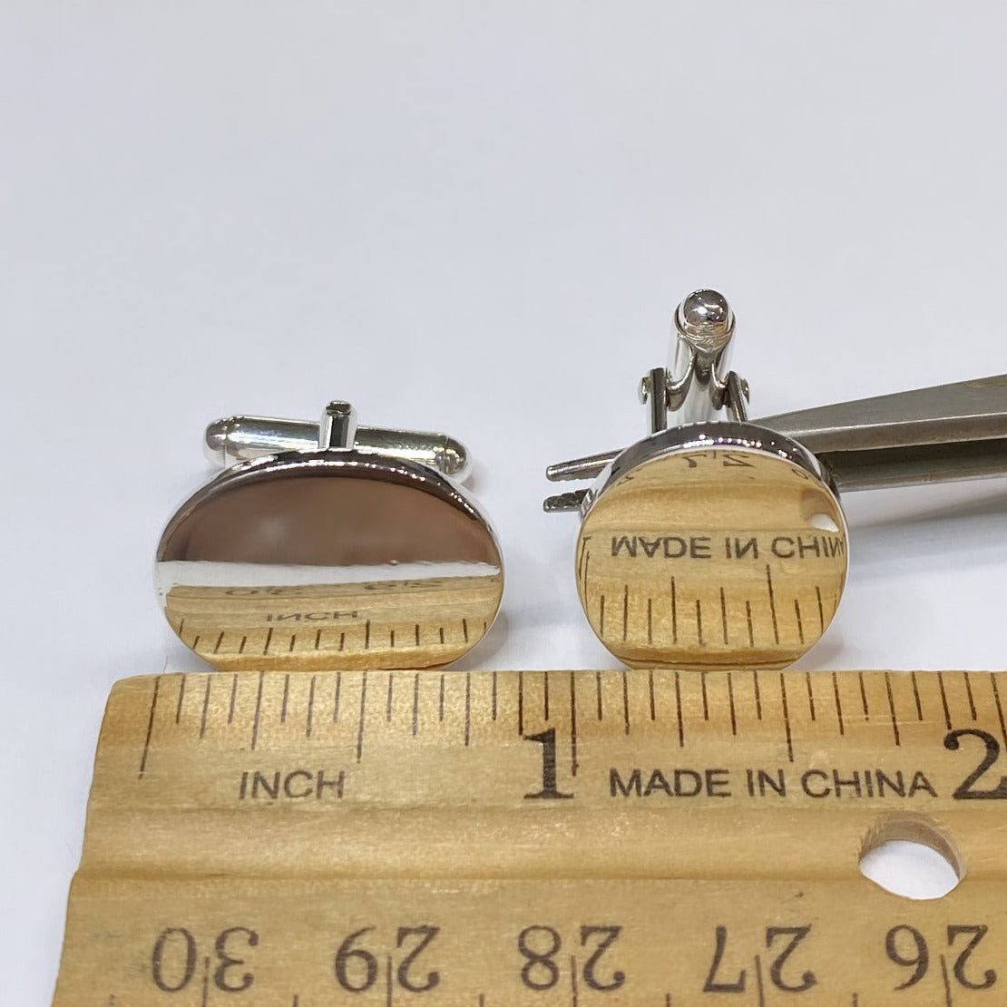 T & Co. 925 Polished Cufflinks