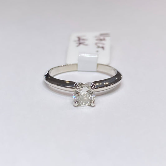 1/3ct Round Classic Solitaire Ring 14k