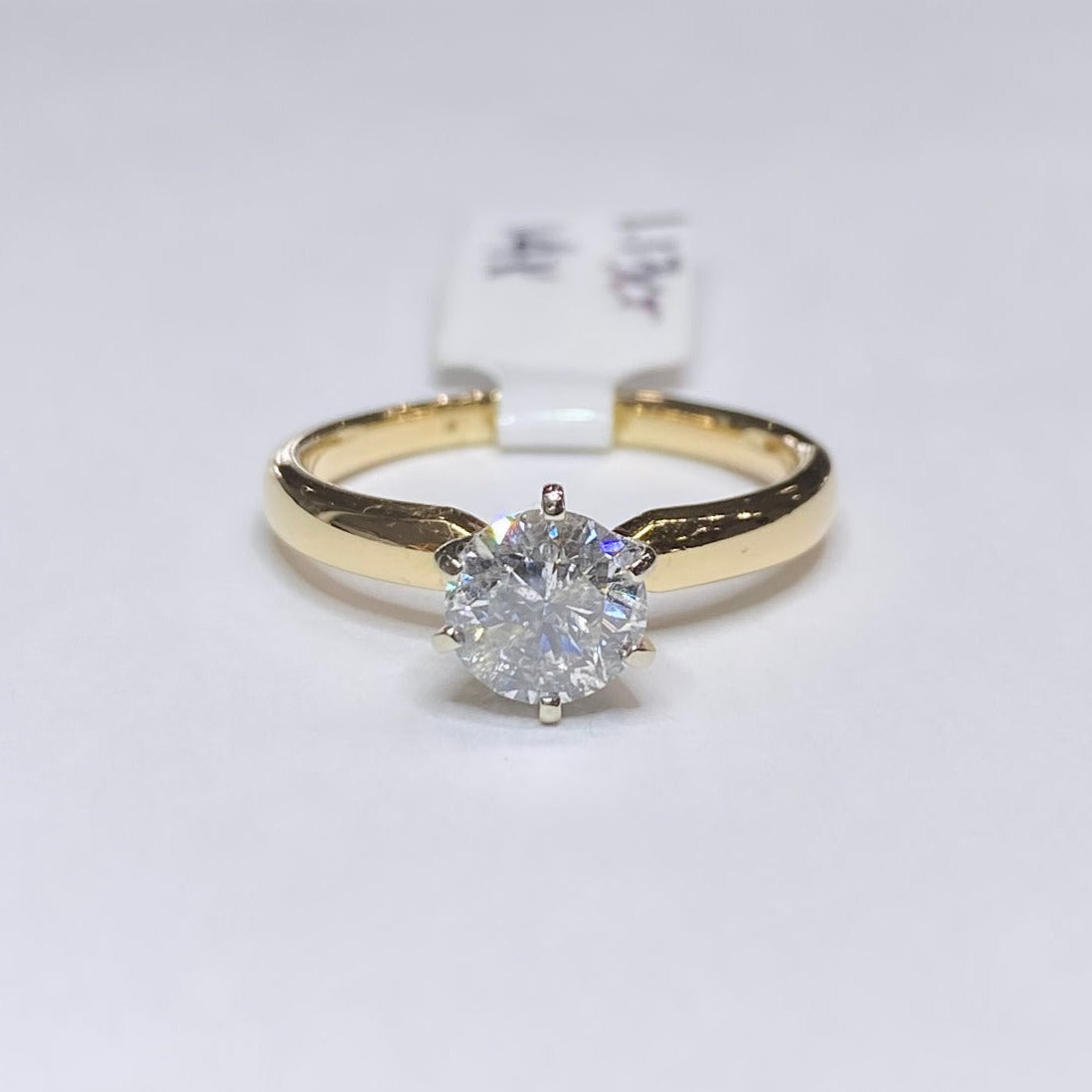 1.13ct Round 6-Prong Solitaire 14k