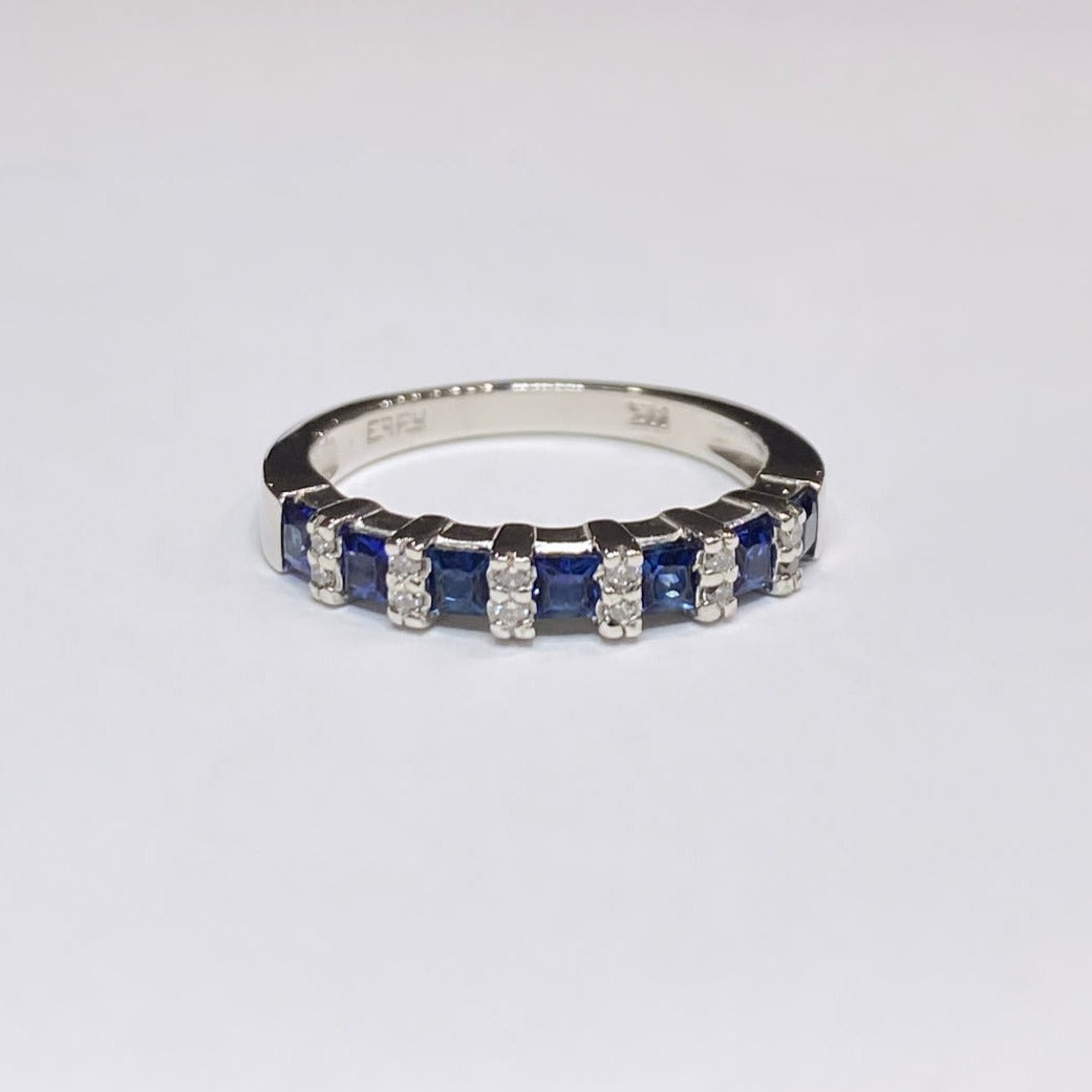 EFFY Royale Bleu 14k Sapphire & Diamond Ring