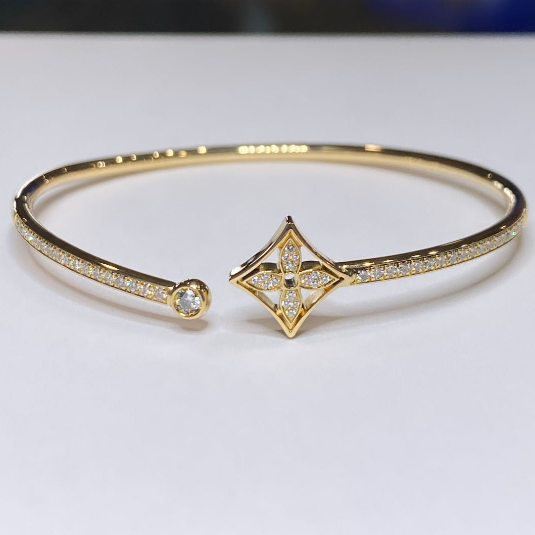 Louis Vuitton 18k Idylle Blossom Diamond Cuff