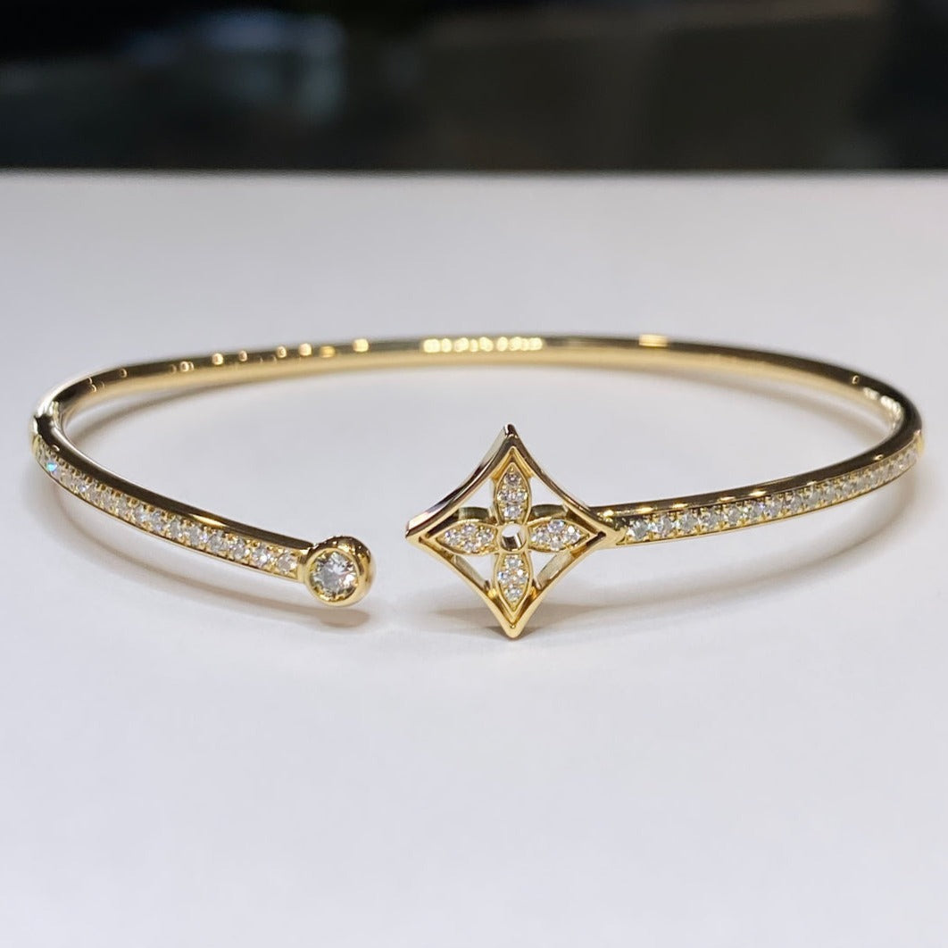 Louis Vuitton 18k Idylle Blossom Diamond Cuff