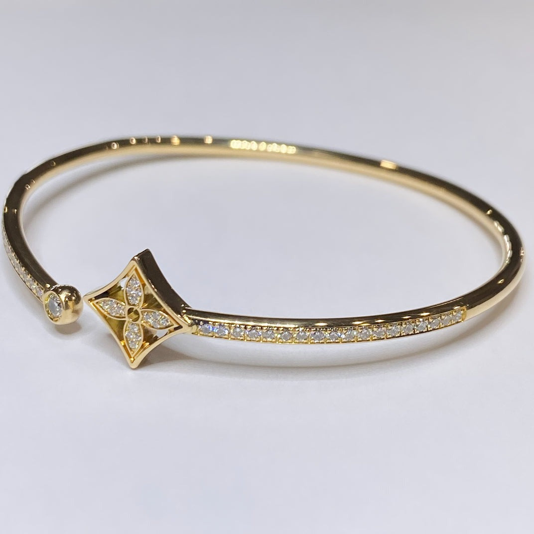 Louis Vuitton 18k Idylle Blossom Diamond Cuff