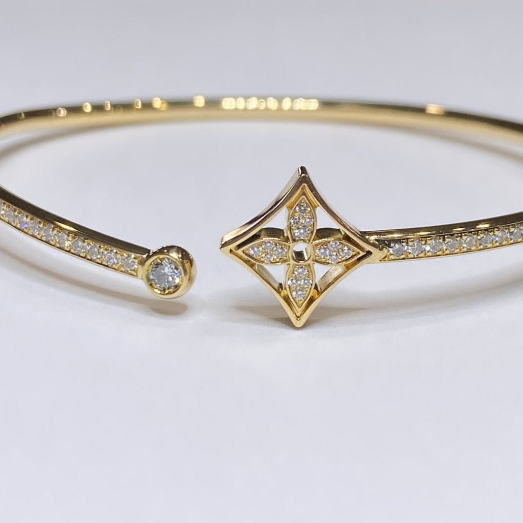 Louis Vuitton 18k Idylle Blossom Diamond Cuff