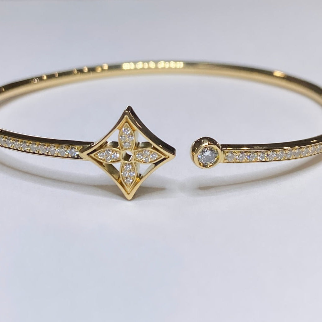 Louis Vuitton 18k Idylle Blossom Diamond Cuff