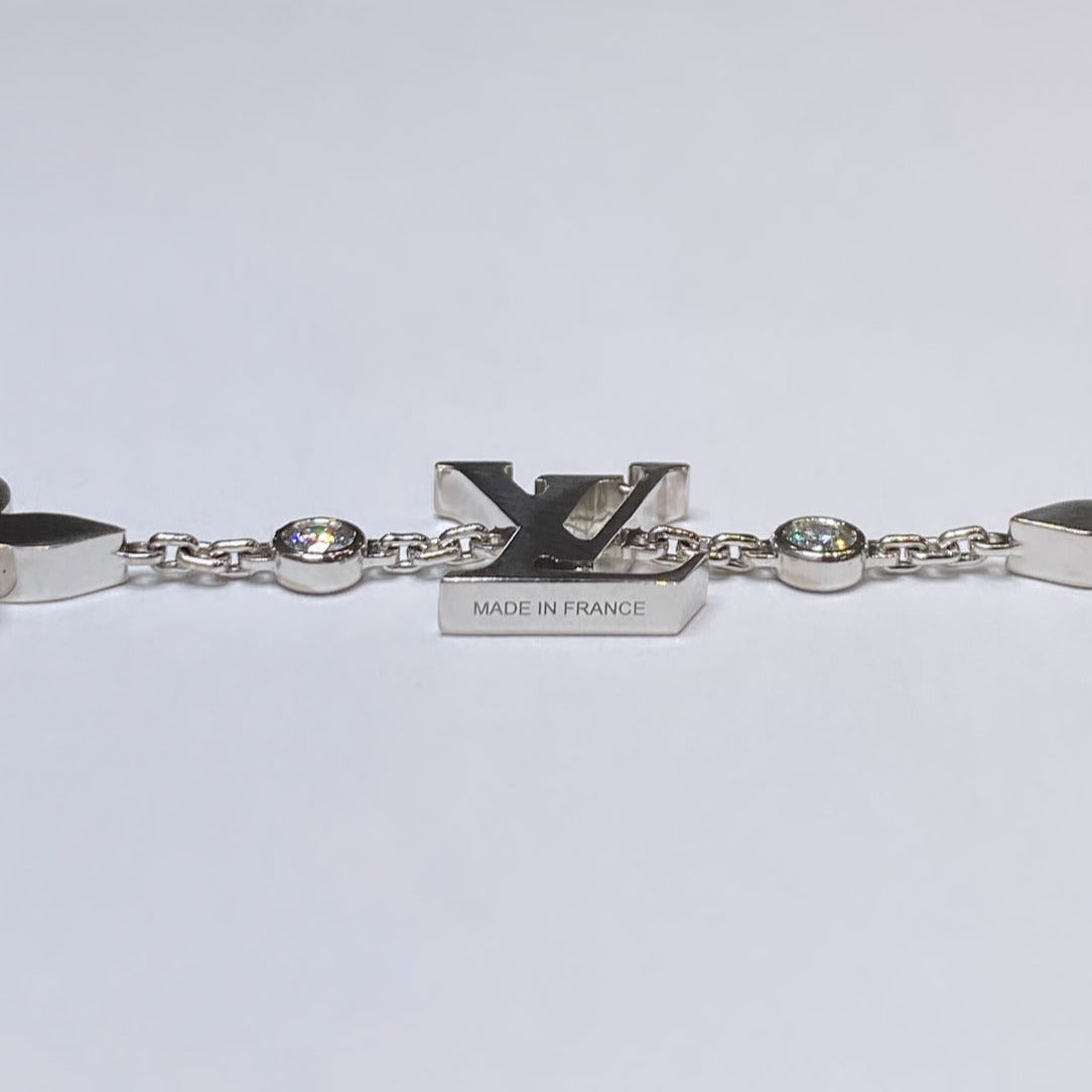 Louis Vuitton 18k Idylle Blossom Diamond Monogram Bracelet