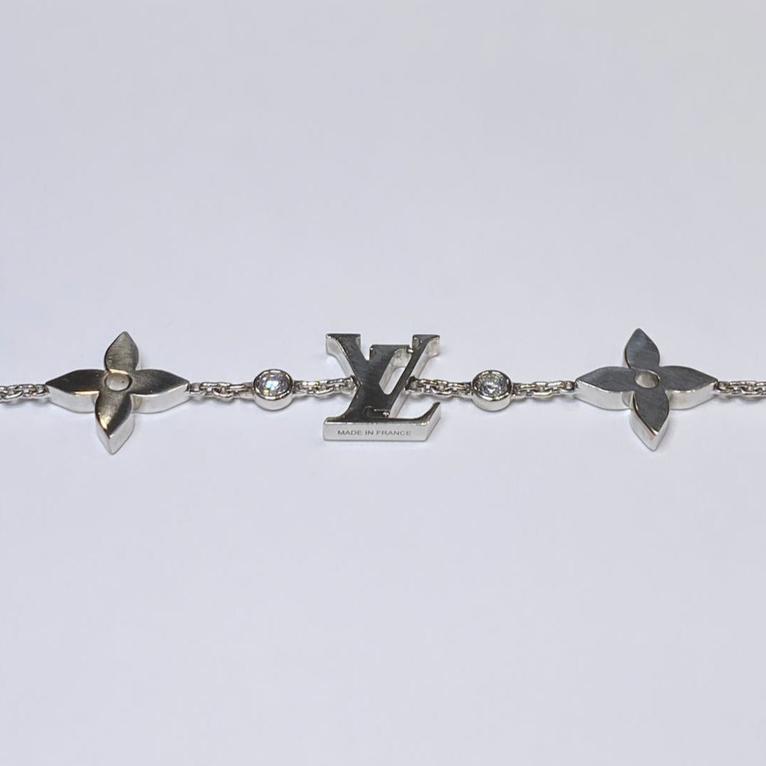 Louis Vuitton 18k Idylle Blossom Diamond Monogram Bracelet