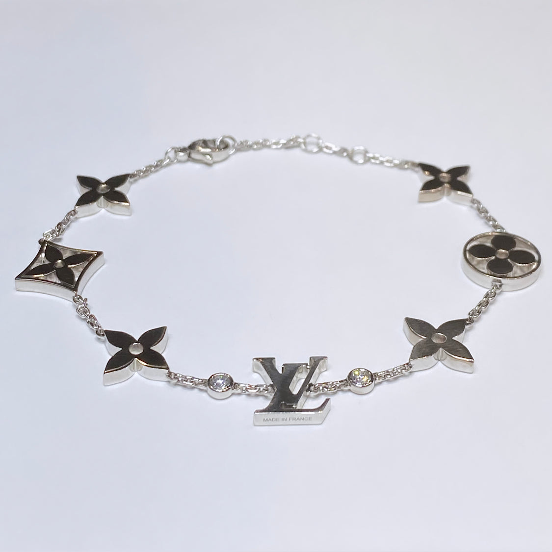 Louis Vuitton 18k Idylle Blossom Diamond Monogram Bracelet