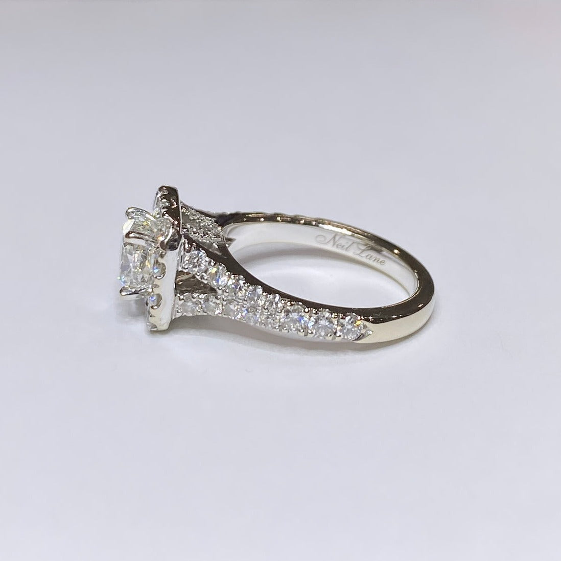 Neil Lane Cushion Cut Diamond Engagement Ring