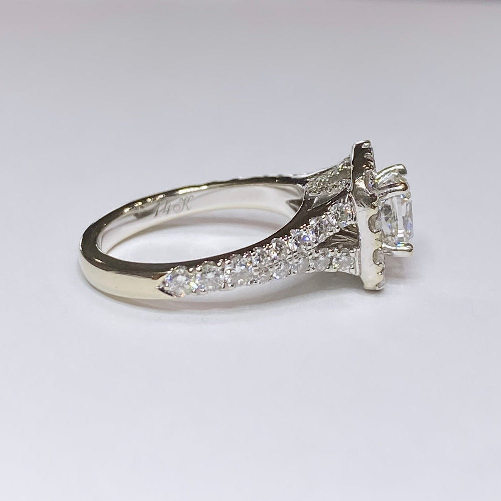 Neil Lane Cushion Cut Diamond Engagement Ring