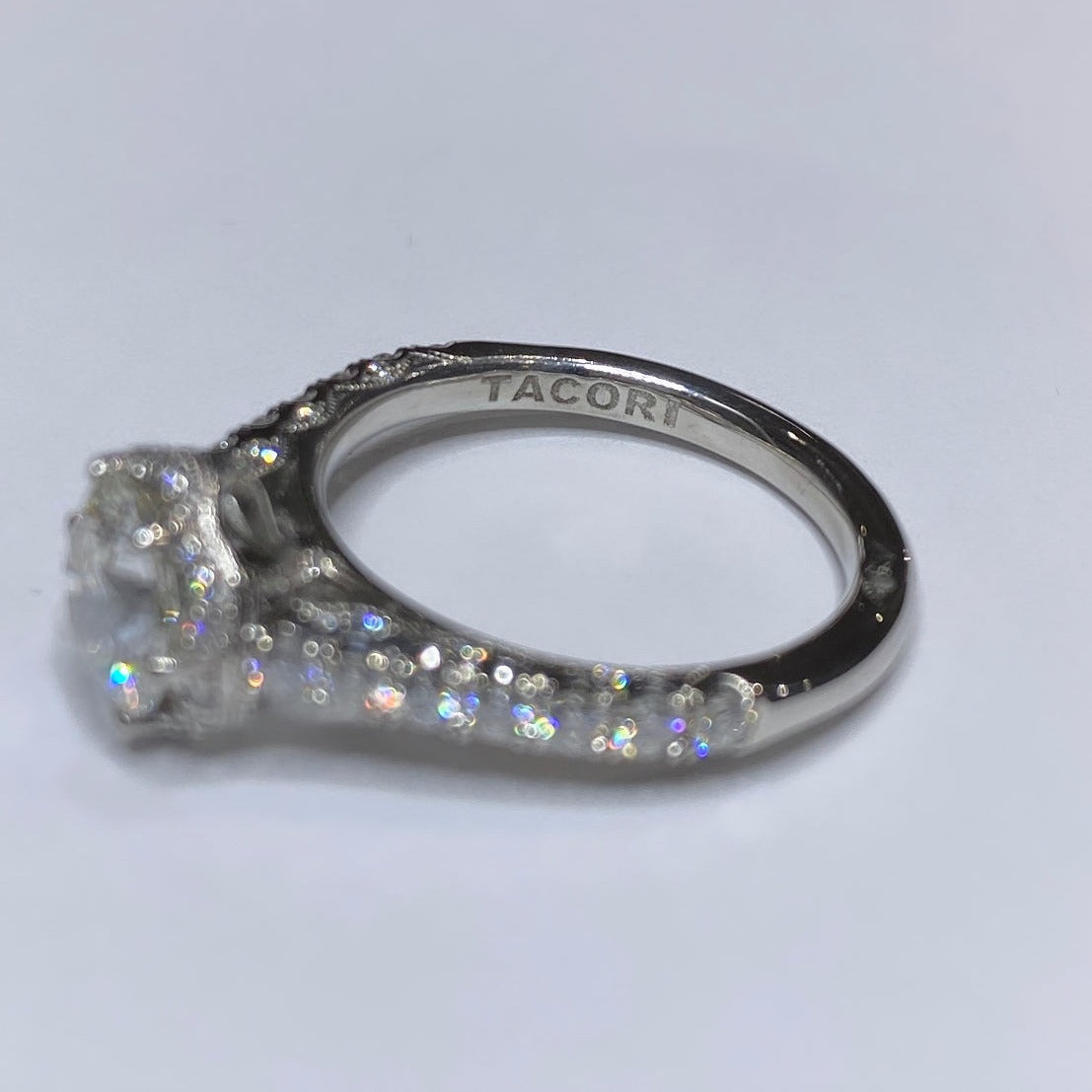 Tacori Petite Crescent & 1.51ct Forevermark Round Brilliant Diamond