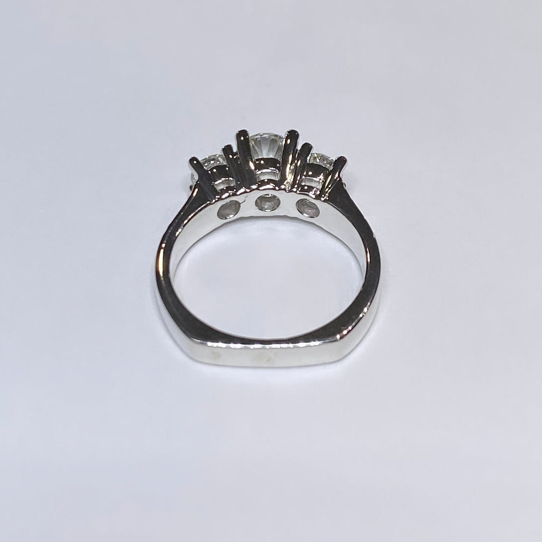 1.10ctw Three Stone Diamond Ring 14k