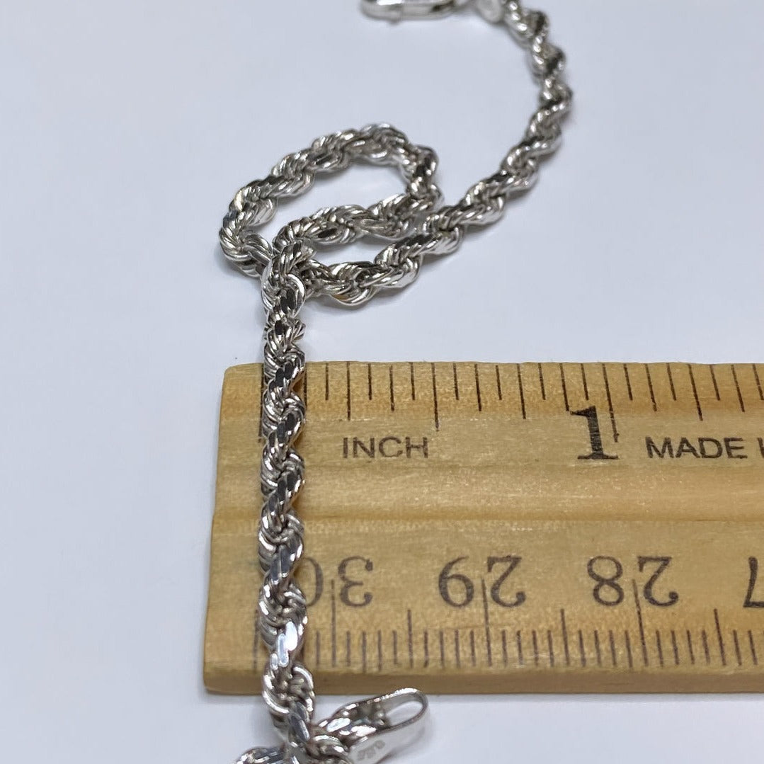 14k Rope Bracelet 3.5MM