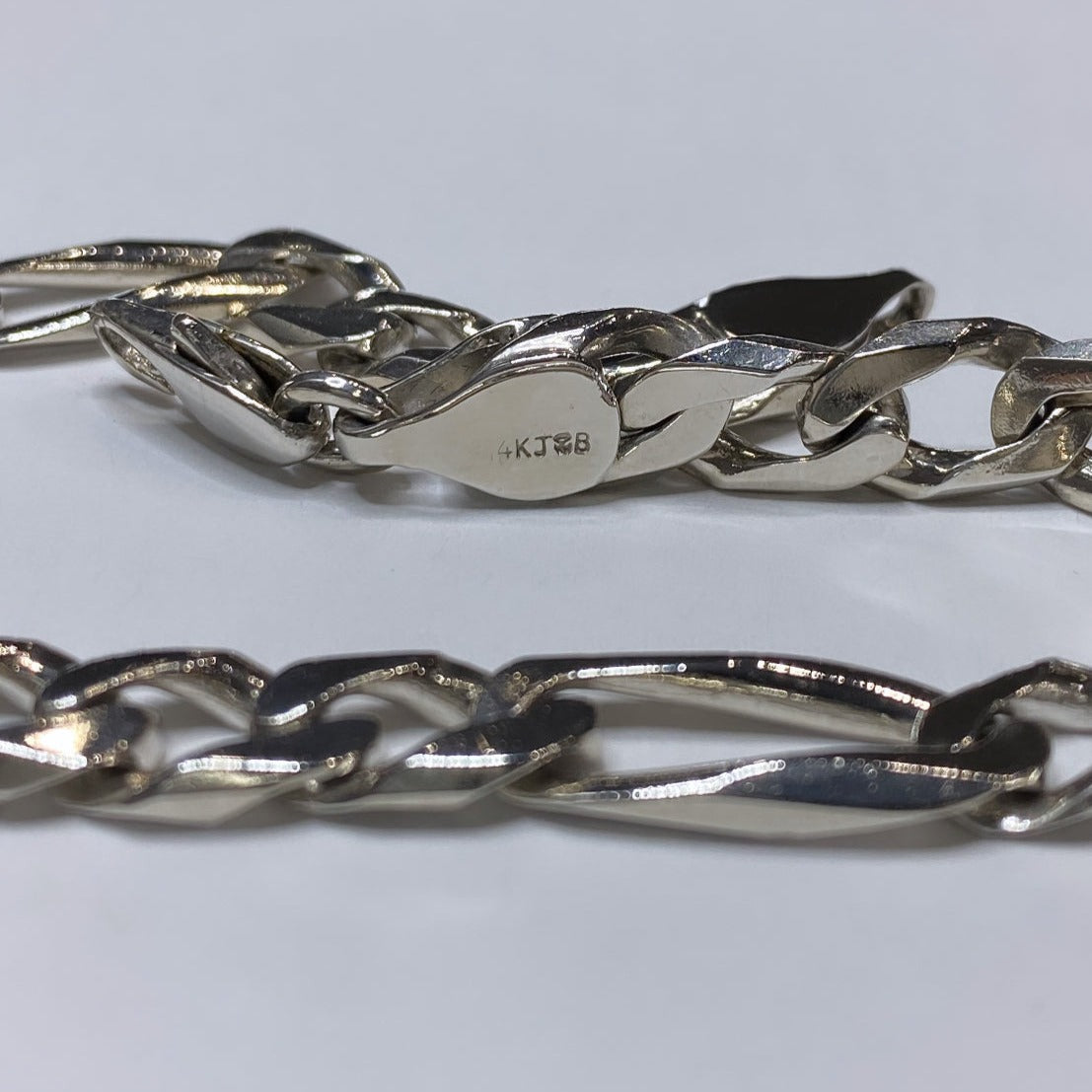 14k Figaro Link Bracelet 7.4MM