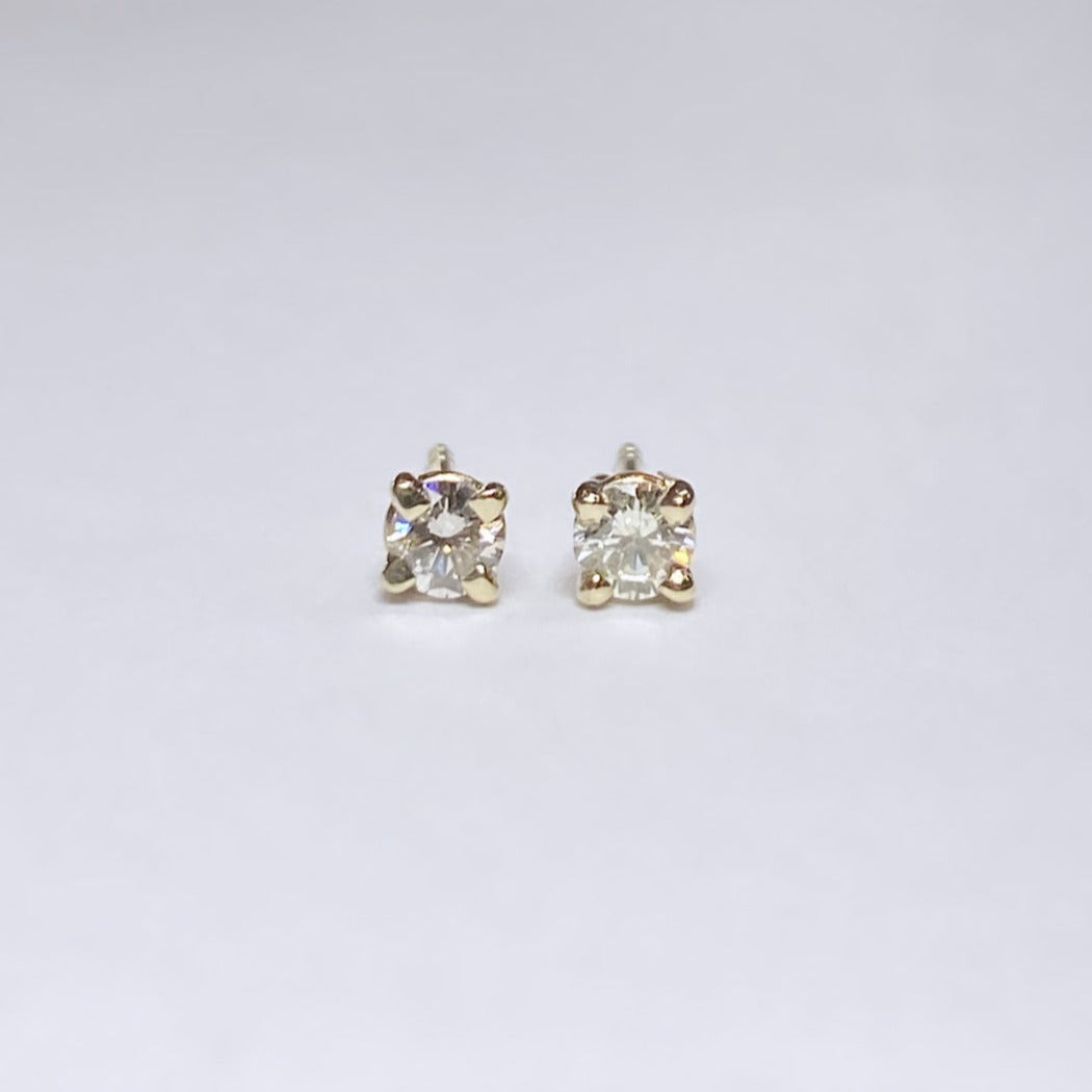 14k Diamond Stud Earrings 1/3tcw