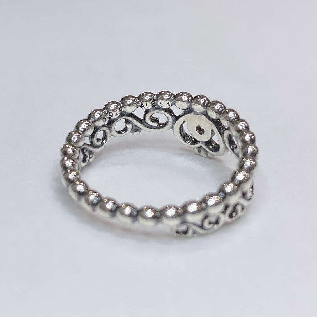 Pandora 925 Tiara Ring With CZ