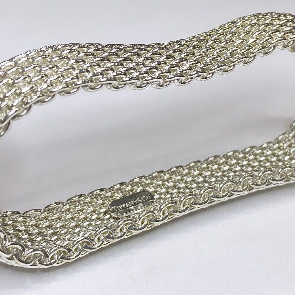 Tiffany & Co 925 Somerset Mesh Bracelet