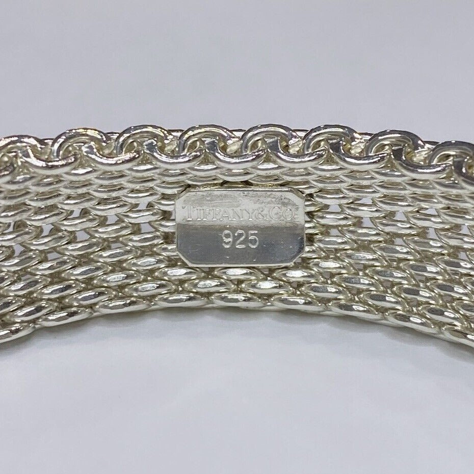 Tiffany & Co 925 Somerset Mesh Bracelet