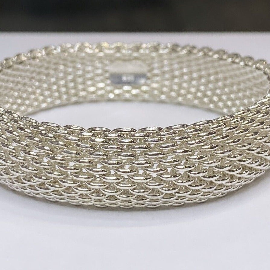 Tiffany and co 925 mesh bracelet Clearance