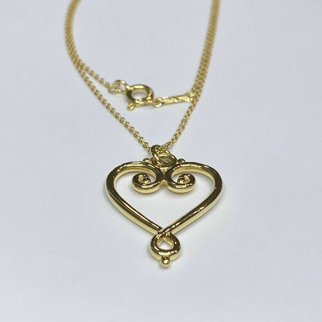 Tiffany & Co. 18k Paloma Picasso Heart Necklace