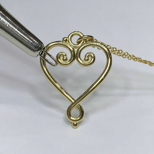 Tiffany & Co. 18k Paloma Picasso Heart Necklace