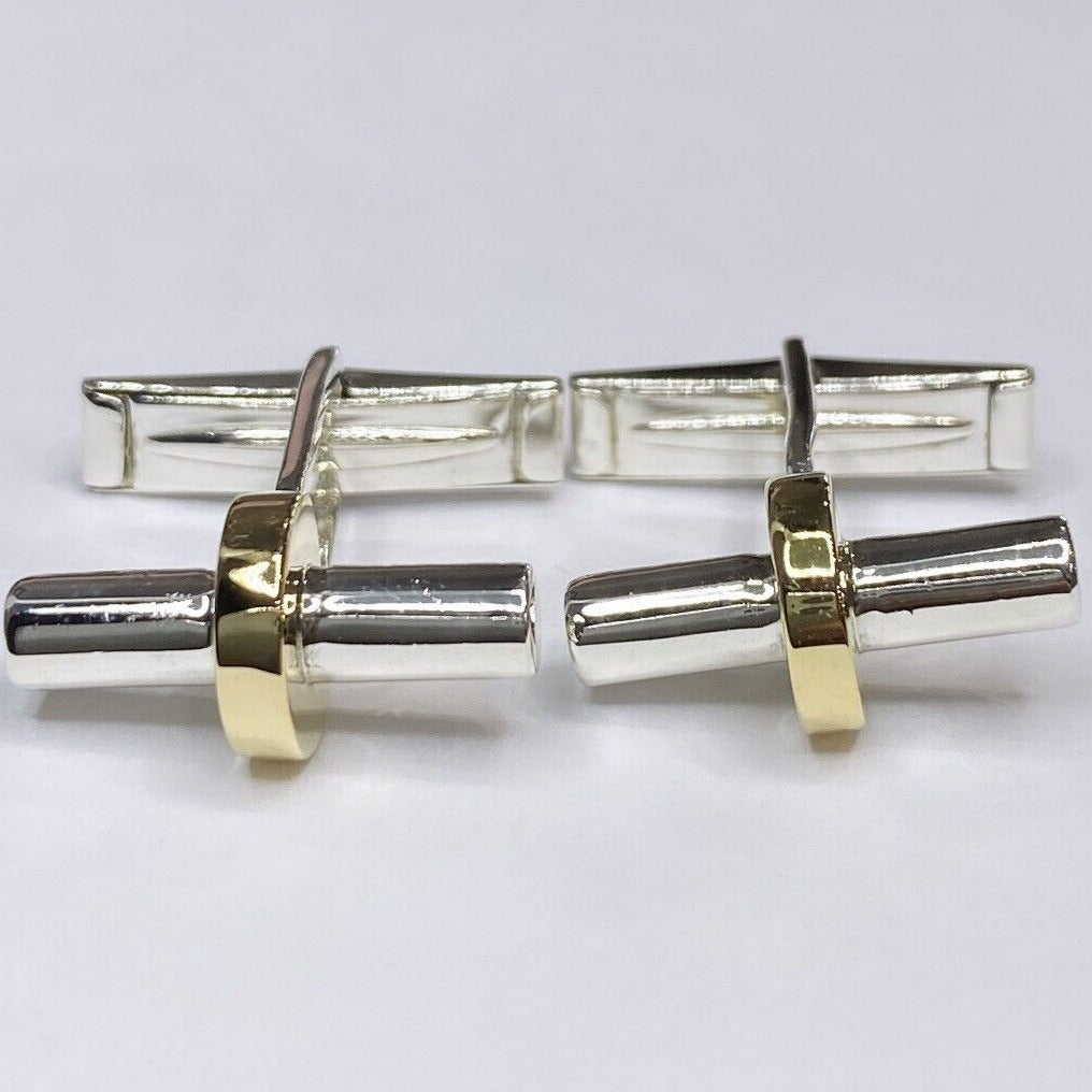 Tiffany & Co 925 & 18k Cufflinks